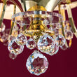 Candelabru cristal clasic alama Aur 24K 36xE14/40W, KristallDesign LU 2144/118+12+6 Gold Orion